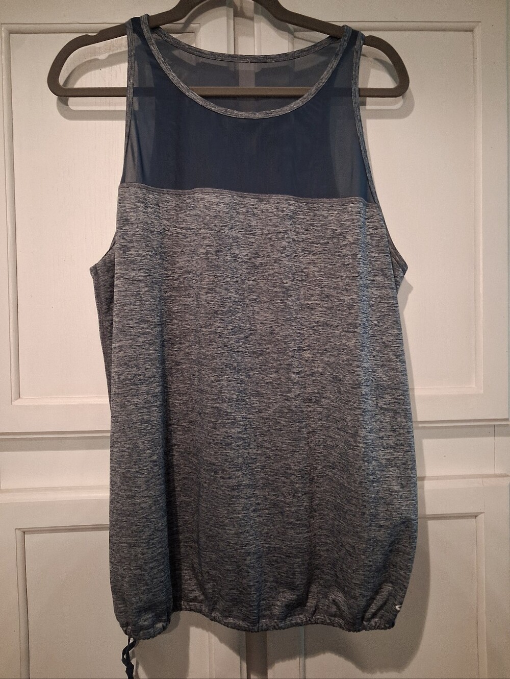 Champion Duo Dry Tank Women's Blue Gray Breathable Top size XL